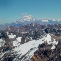 Aconcagua is in the West - With 6952 meters the highest point of America